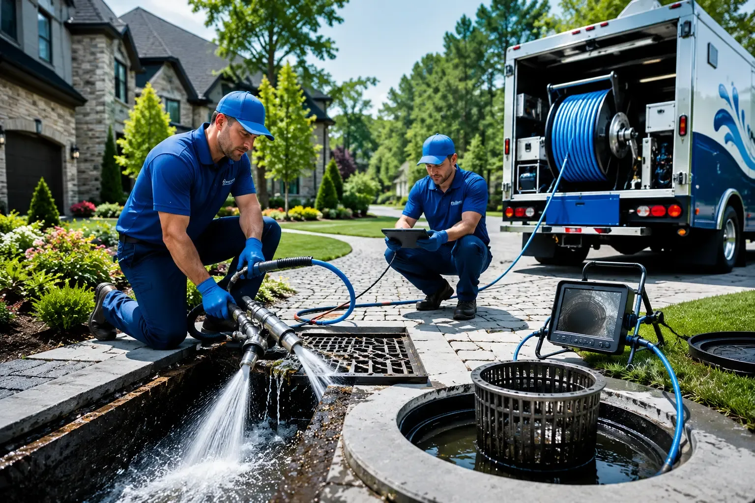 Local outdoor drain cleaning professionals in Santa Anna, TX