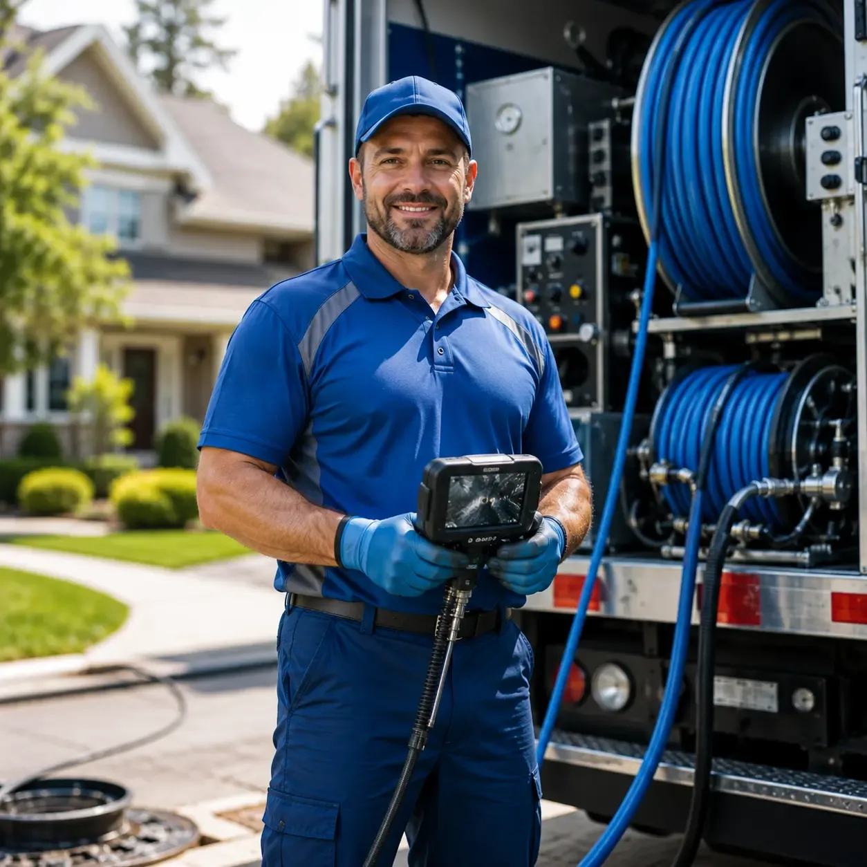 Local outdoor drain cleaning specialists in Santa Anna, TX